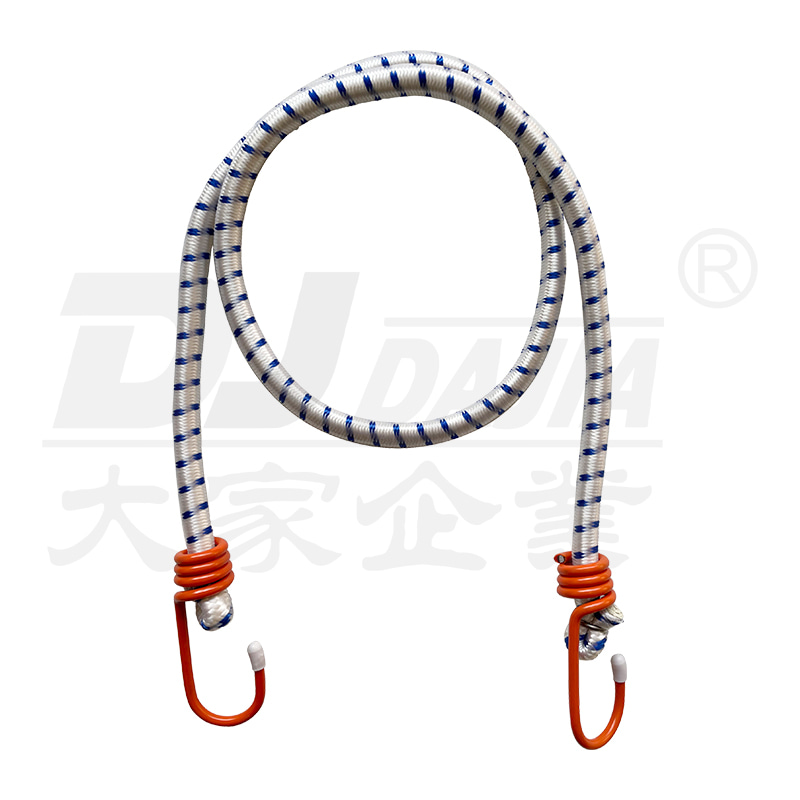Crúcaí cruach insteallta plaisteacha cordaí bungee cothrom 17mm