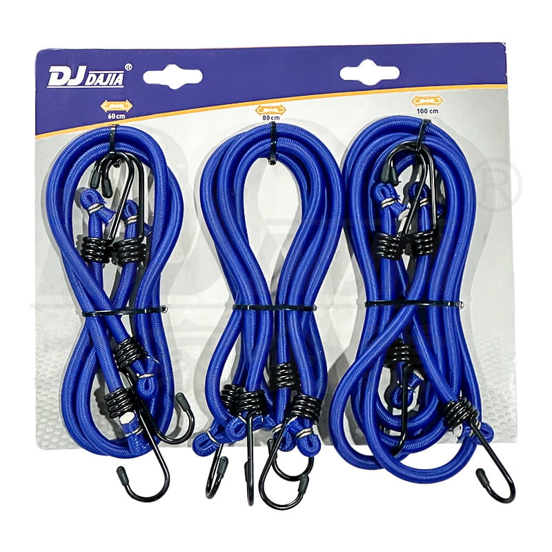 Corda Bungee 12mm strapaí bungee láidir le Hook cruach plátáilte since